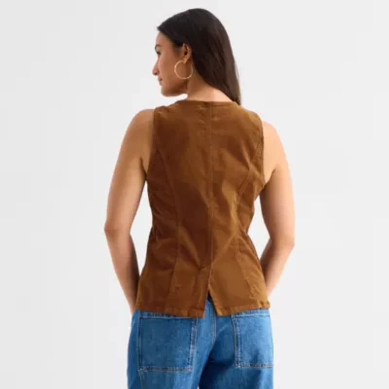 a.n.a Womens Round Neck Vest