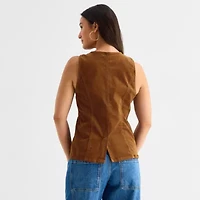 a.n.a Womens Round Neck Vest