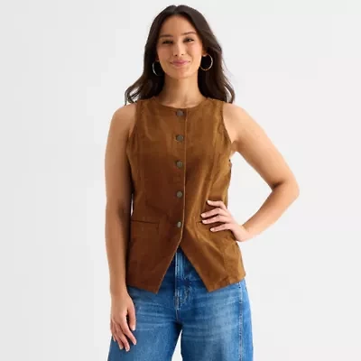 a.n.a Womens Round Neck Vest
