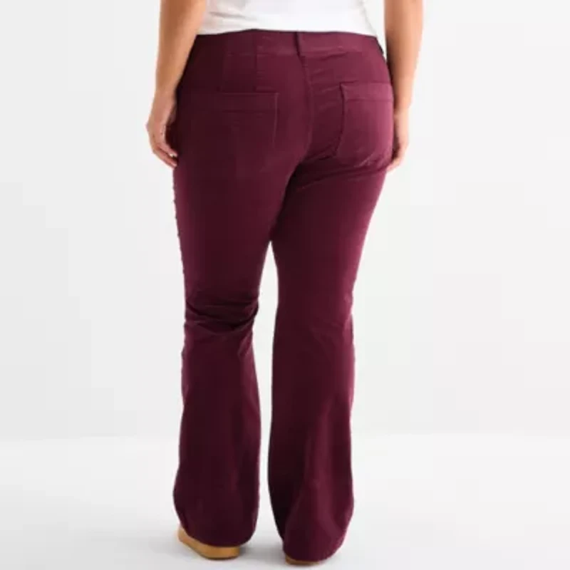 a.n.a Womens Highest Rise Flare Corduroy Pant Plus