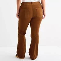 a.n.a Womens Plus Highest Rise Flare Corduroy Pant