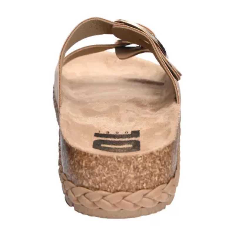 Dirty Laundry Tunder Womens Adjustable Strap Footbed Sandals