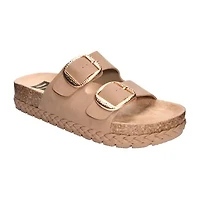 Dirty Laundry Tunder Womens Adjustable Strap Footbed Sandals