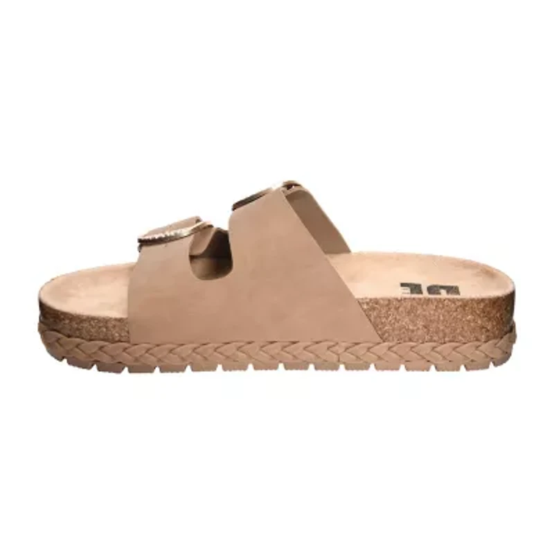 Dirty Laundry Tunder Womens Adjustable Strap Footbed Sandals