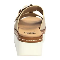 Dirty Laundry Stanton Womens Adjustable Strap Footbed Sandals