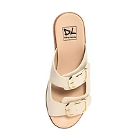 Dirty Laundry Stanton Womens Adjustable Strap Footbed Sandals