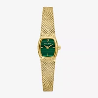 Bulova Womens Gold Tone Stainless Steel Bracelet Watch 97l184