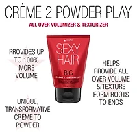 Sexy Hair Big Creme To Powder Play Hair Cream 3.4 oz.