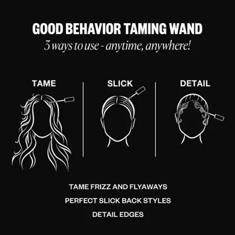 IGK Good Behavior Frizz & Flyaway Taming Wand Styling Product .46 oz.