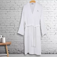 Linum Home Textiles Personalized Smyrna Bathrobe Unisex Adult Long Sleeve Length Robe