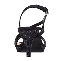 I. Miller Nerice Womens Almond Open Toe Cone Heel Pumps