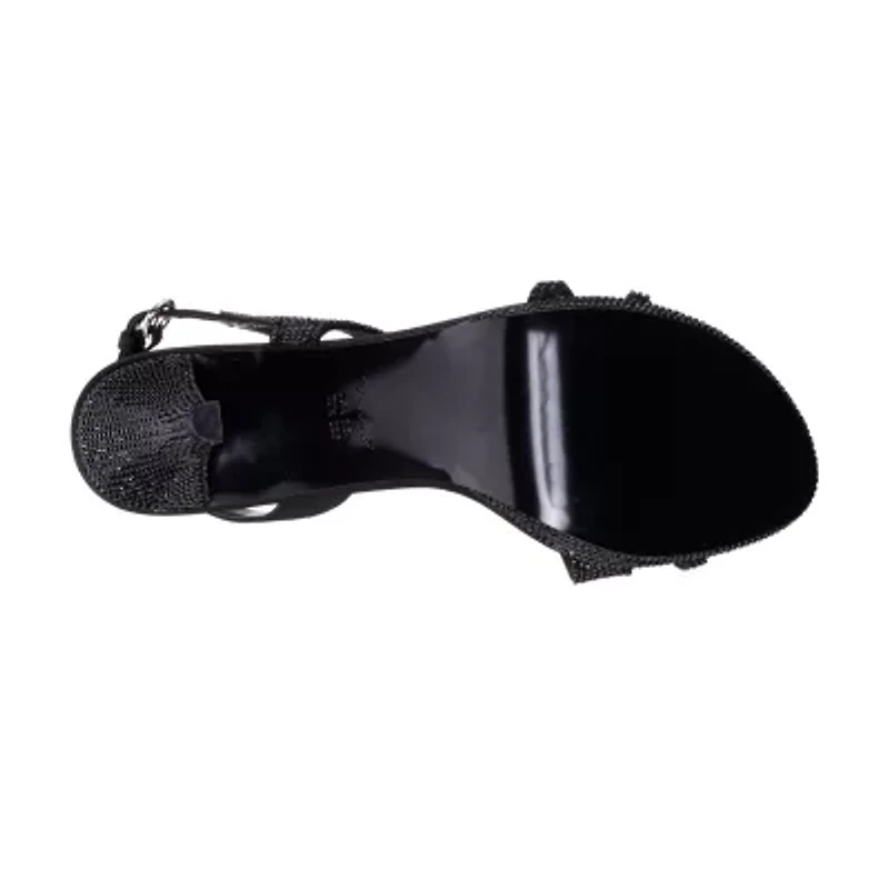 I. Miller Nerice Womens Almond Open Toe Cone Heel Pumps