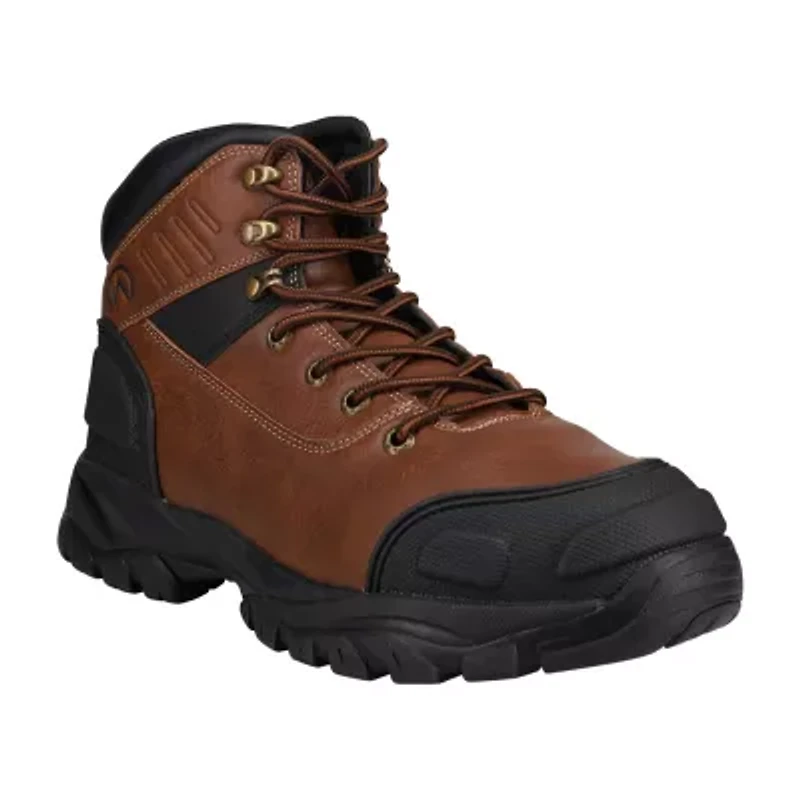 NEVADOS Mens Pause Slip Resistant Flat Heel Work Boots