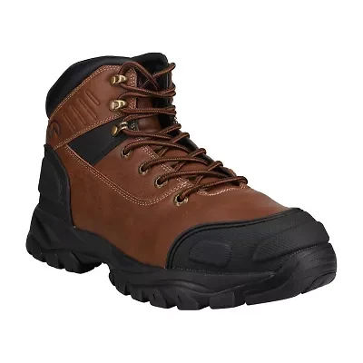 NEVADOS Mens Pause Slip Resistant Flat Heel Work Boots
