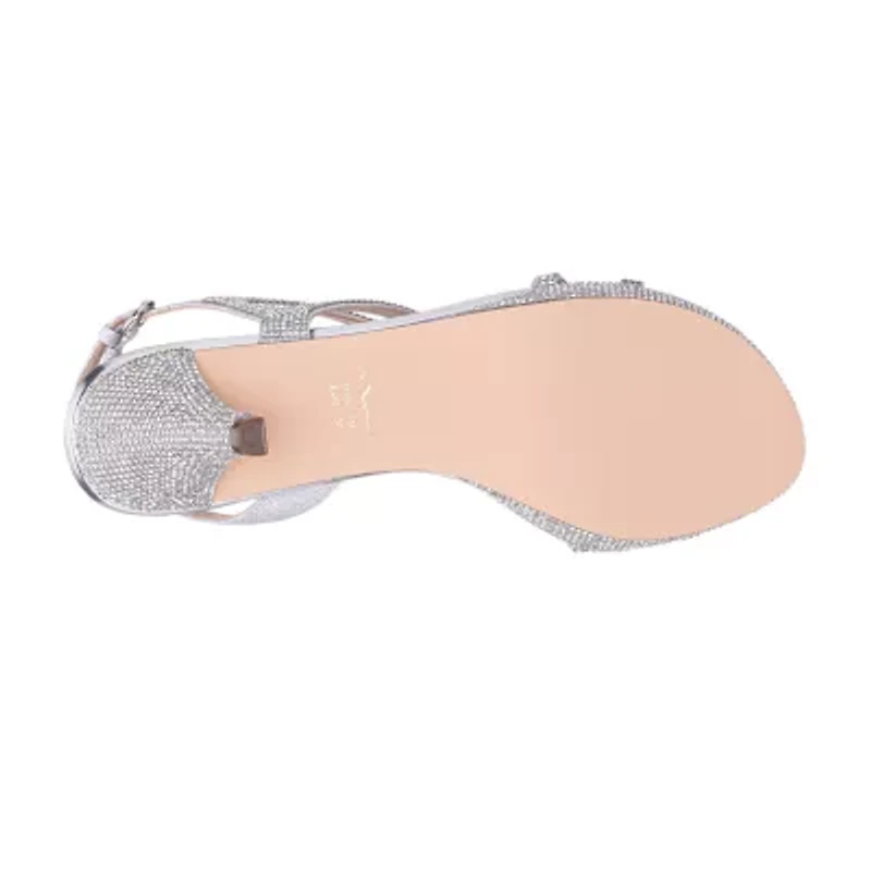 I. Miller Nerice Womens Almond Open Toe Cone Heel Pumps