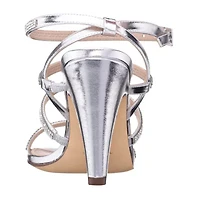 I. Miller Sam Womens Almond Open Toe Cone Heel Pumps