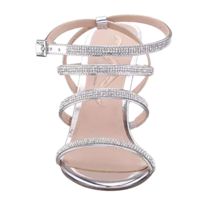 I. Miller Sam Womens Almond Open Toe Cone Heel Pumps