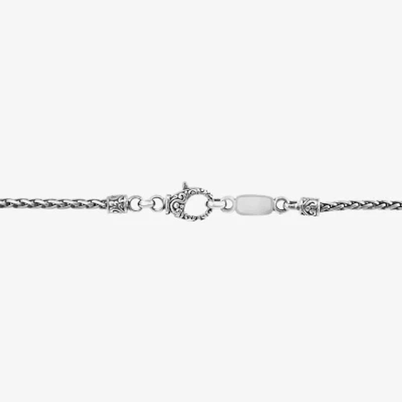 Effy Final Call Womens Diamond Accent Natural White Diamond 18K Gold Sterling Silver 18 Inch Pendant Necklace