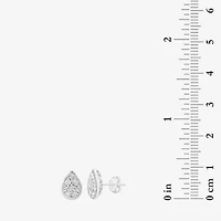 Effy Final Call 1/4 CT. T.W. Natural White Diamond Sterling Silver 11.1mm Pear Stud Earrings