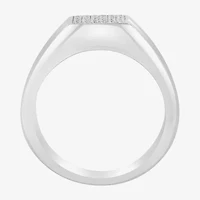 Effy Final Call Mens 1/6 CT. T.W. Natural White Diamond Sterling Silver Fashion Ring