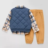 Little Lad Baby Boys 3-pc. Pant Set