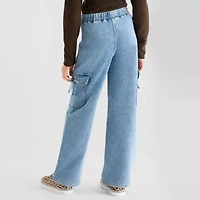 Vanilla Star Big Kid Girls Wide Leg Cargo Pant