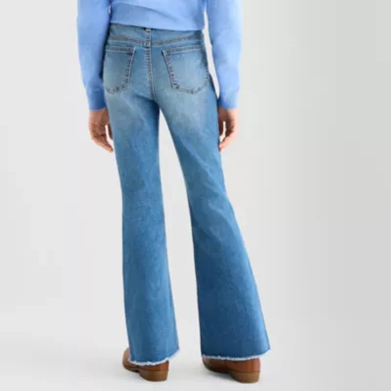 Vanilla Star Big Kid Girls Flare Leg Jean