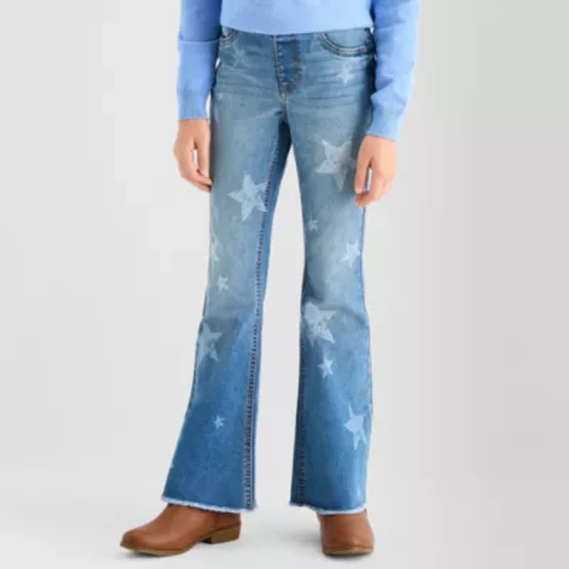 Vanilla Star Big Kid Girls Flare Leg Jean