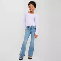 Vanilla Star Big Kid Girls Flare Leg Jean