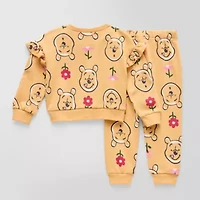 Disney Baby Girls 2-pc. Winnie The Pooh Pant Set