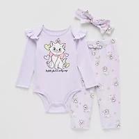 Baby Girls 3-pc. Marie Pant Set