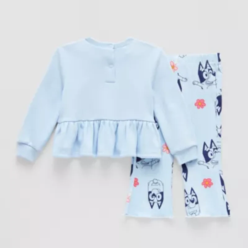 Baby Girls 2-pc. Bluey Pant Set