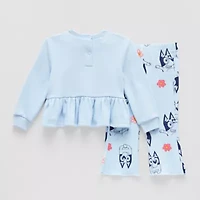 Baby Girls 2-pc. Bluey Pant Set