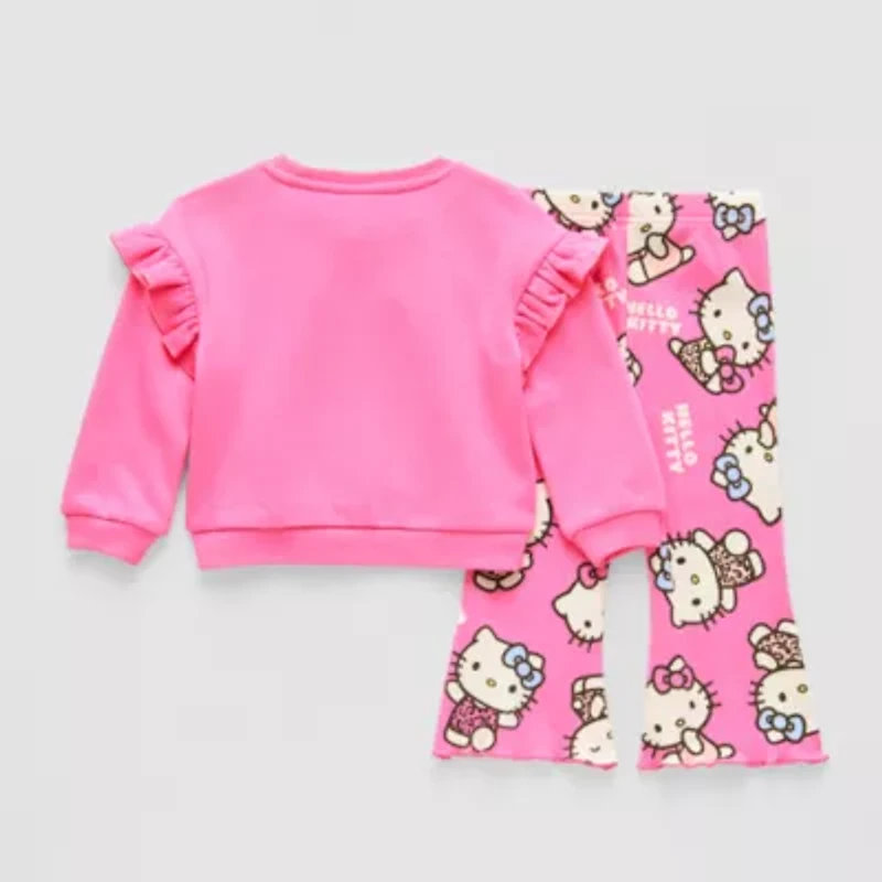 Baby Girls 2-pc. Hello Kitty Pant Set