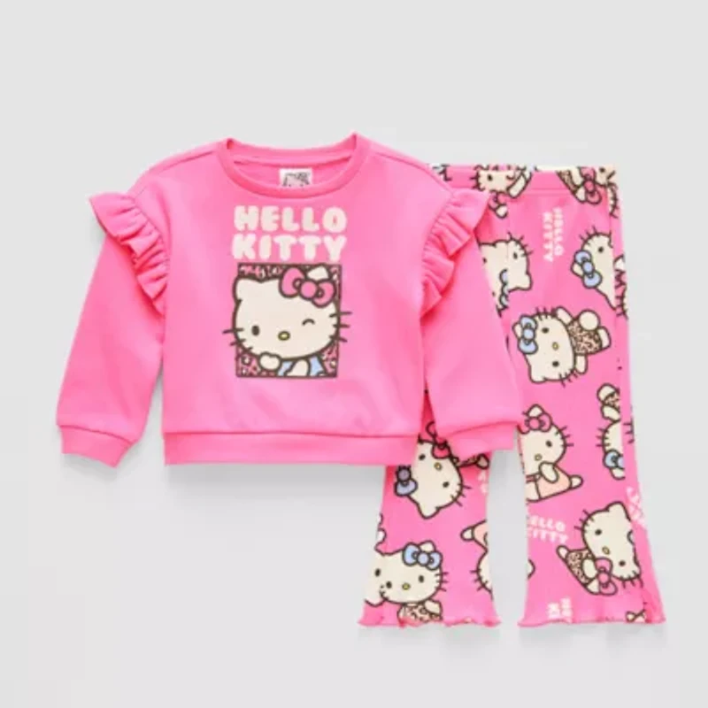 Baby Girls 2-pc. Hello Kitty Pant Set