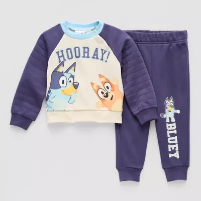 Baby Boys 2-pc. Bluey Pant Set