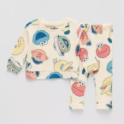 Baby Boys 2-pc. Sesame Street Pant Set