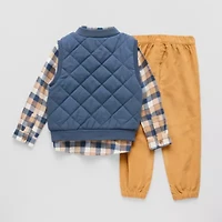 Little Lad Toddler Boys 3-pc. Pant Set