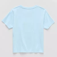 Little & Big Kid Girls Crew Neck Short Sleeve Regular Fit Lilo Stitch Graphic T-Shirt