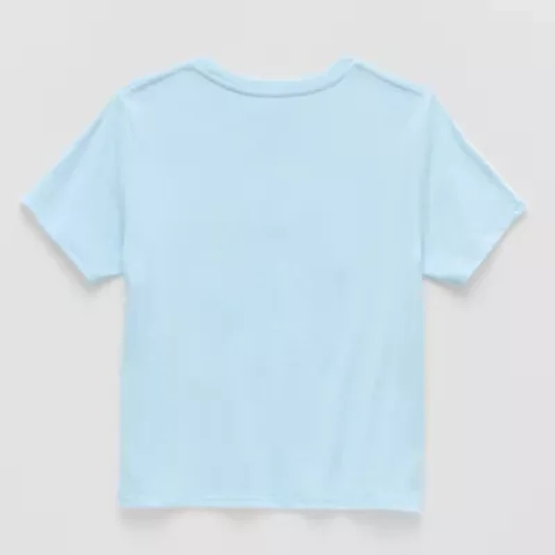 Girls Crew Neck Short Sleeve Hello Kitty Graphic T-Shirt