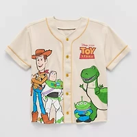 Disney Collection Little & Big Kid Boys Crew Neck Toy Story Short Sleeve Jersey