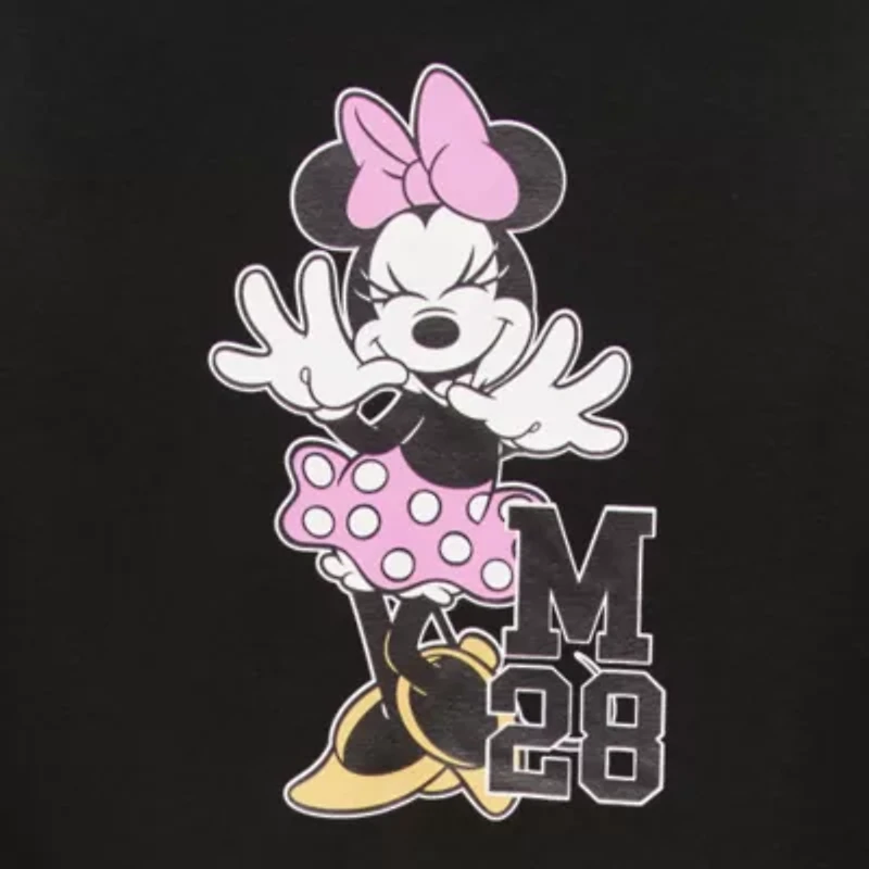 Disney Collection Little & Big Kid Girls Long Sleeve Minnie Mouse Sweatshirt Dress