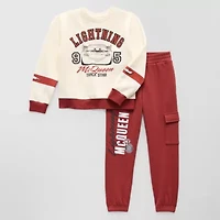 Disney Collection Little & Big Kid Boys 2-pc. Cars Pant Set