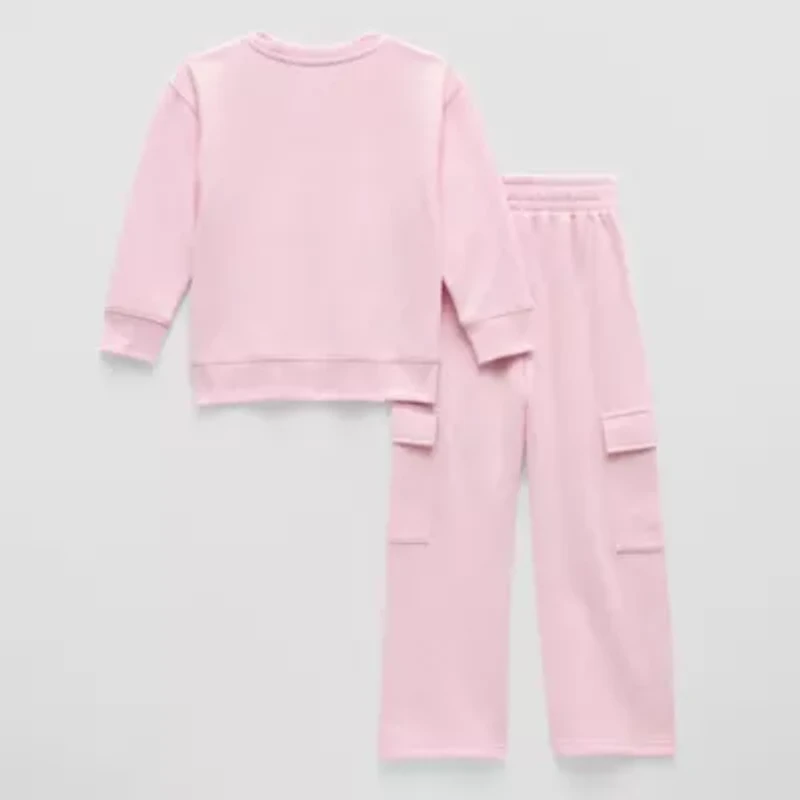 Disney Collection Little & Big Kid Girls 2-pc. Mickey Mouse Minnie Pant Set