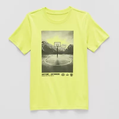 Xersion Little & Big Kid Boys Crew Neck Short Sleeve Regular Fit Graphic T-Shirt