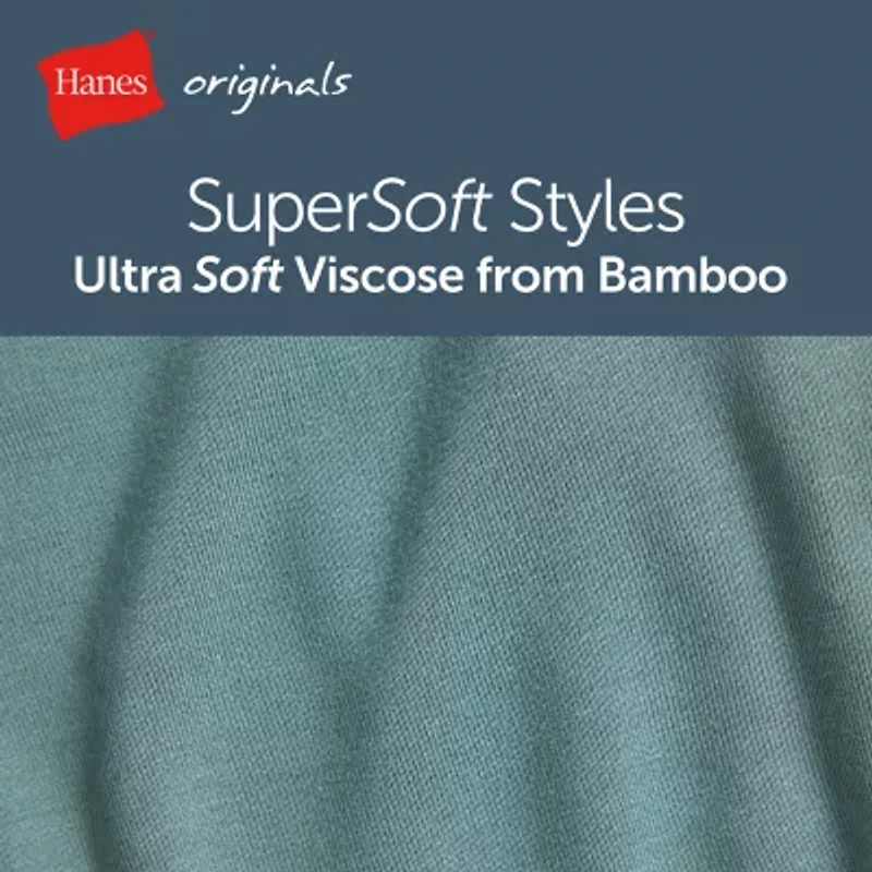 Hanes Originals Supersoft Total Support Pouch Mens 3 Pack Boxer Briefs Uosba3