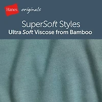 Hanes Originals Supersoft Total Support Pouch Mens 3 Pack Boxer Briefs Uosba3