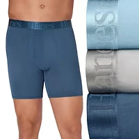 Hanes Originals Supersoft Total Support Pouch Mens 3 Pack Boxer Briefs Uosba3