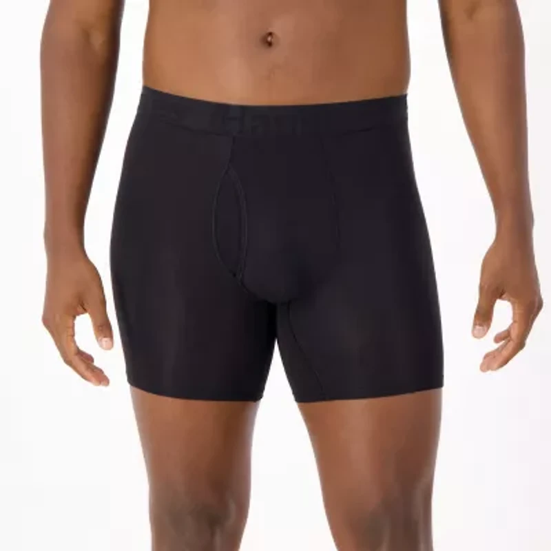 Hanes Originals Supersoft Mens 3 Pack Cooling Multi-Pack Comfort Waistband Trunks Uo2ta3