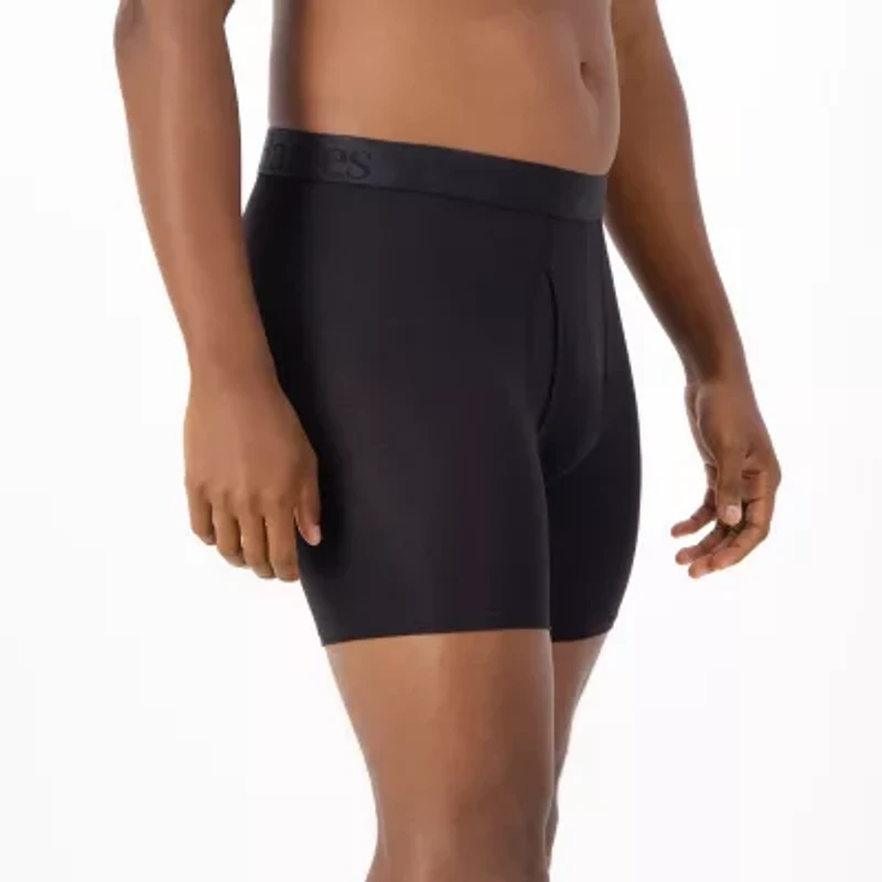 Hanes Originals Supersoft Mens 3 Pack Cooling Multi-Pack Comfort Waistband Trunks Uo2ta3
